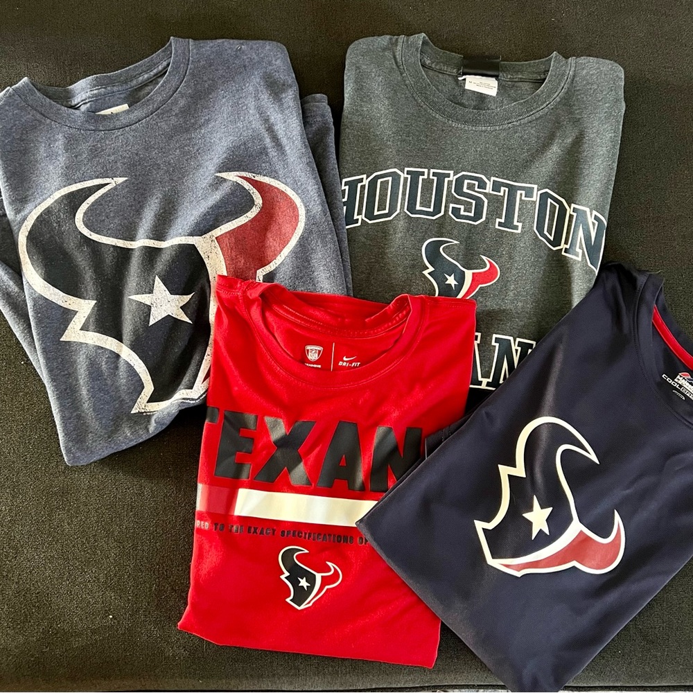 Houston Texans Shirts - all 4!